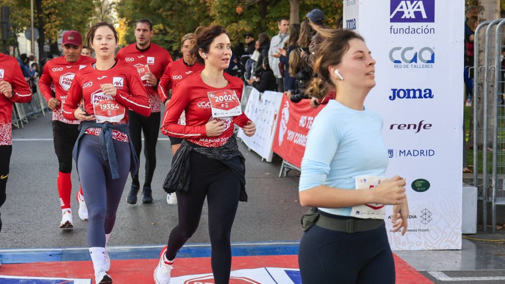 Tiempo y Posición de Isabel Díaz Ayuso en la Carrera Ponle Freno Madrid