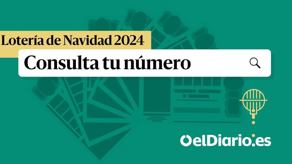 Comprueba la Lotería de Navidad 2024: buscador con números premiados y resultados