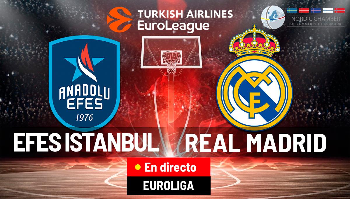 El Real Madrid se enfrenta al Anadolu Efes en un duelo clave de la Euroliga: cómo y dónde verlo