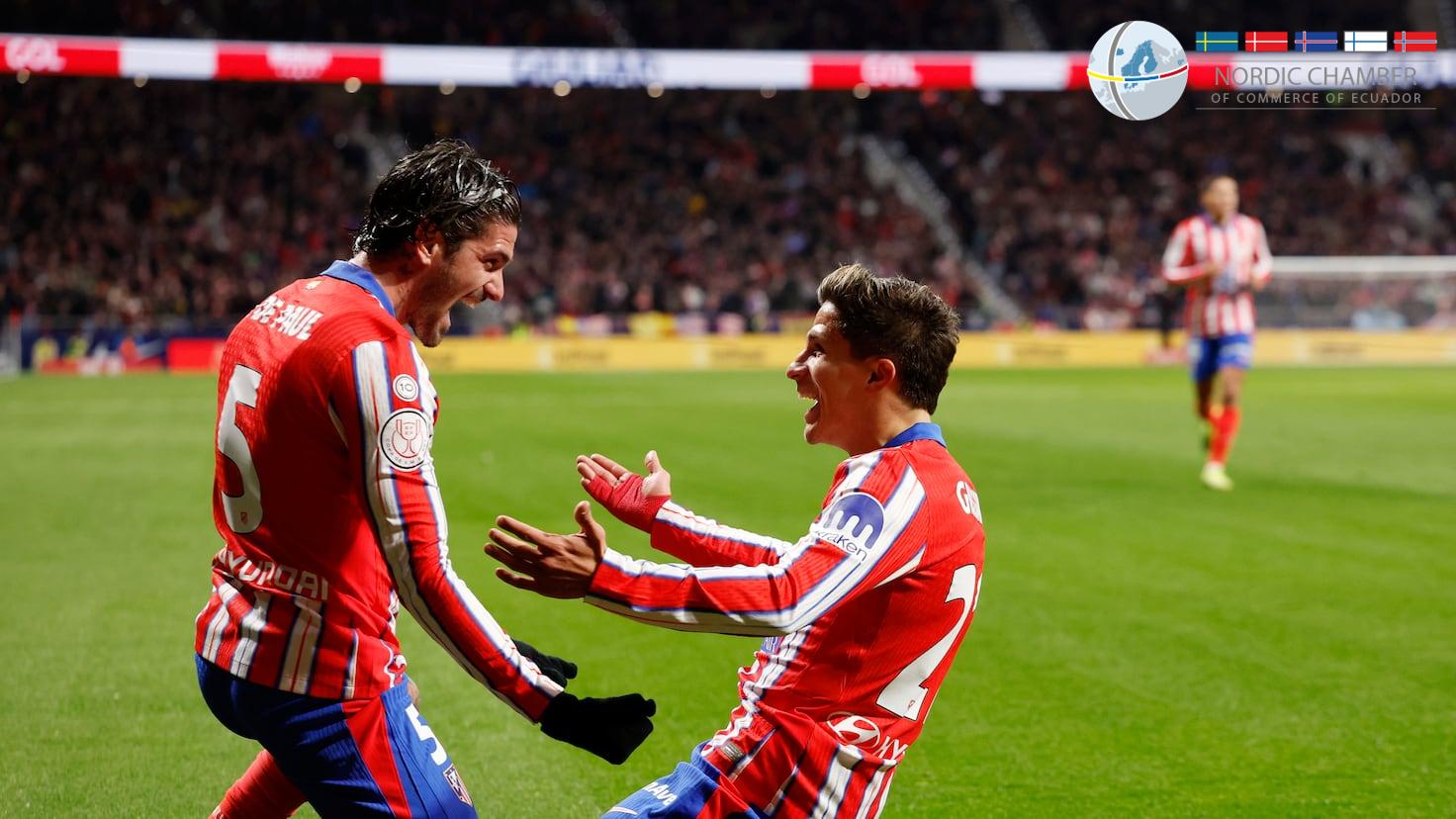 Atlético Madrid se impone a Getafe 5-0 y avanza a las semifinales de la Copa del Rey